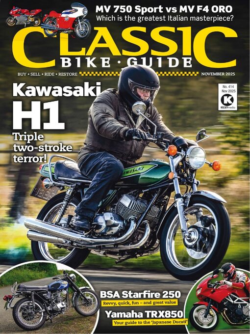 Title details for Classic Bike Guide by Kelsey Publishing Ltd - Available